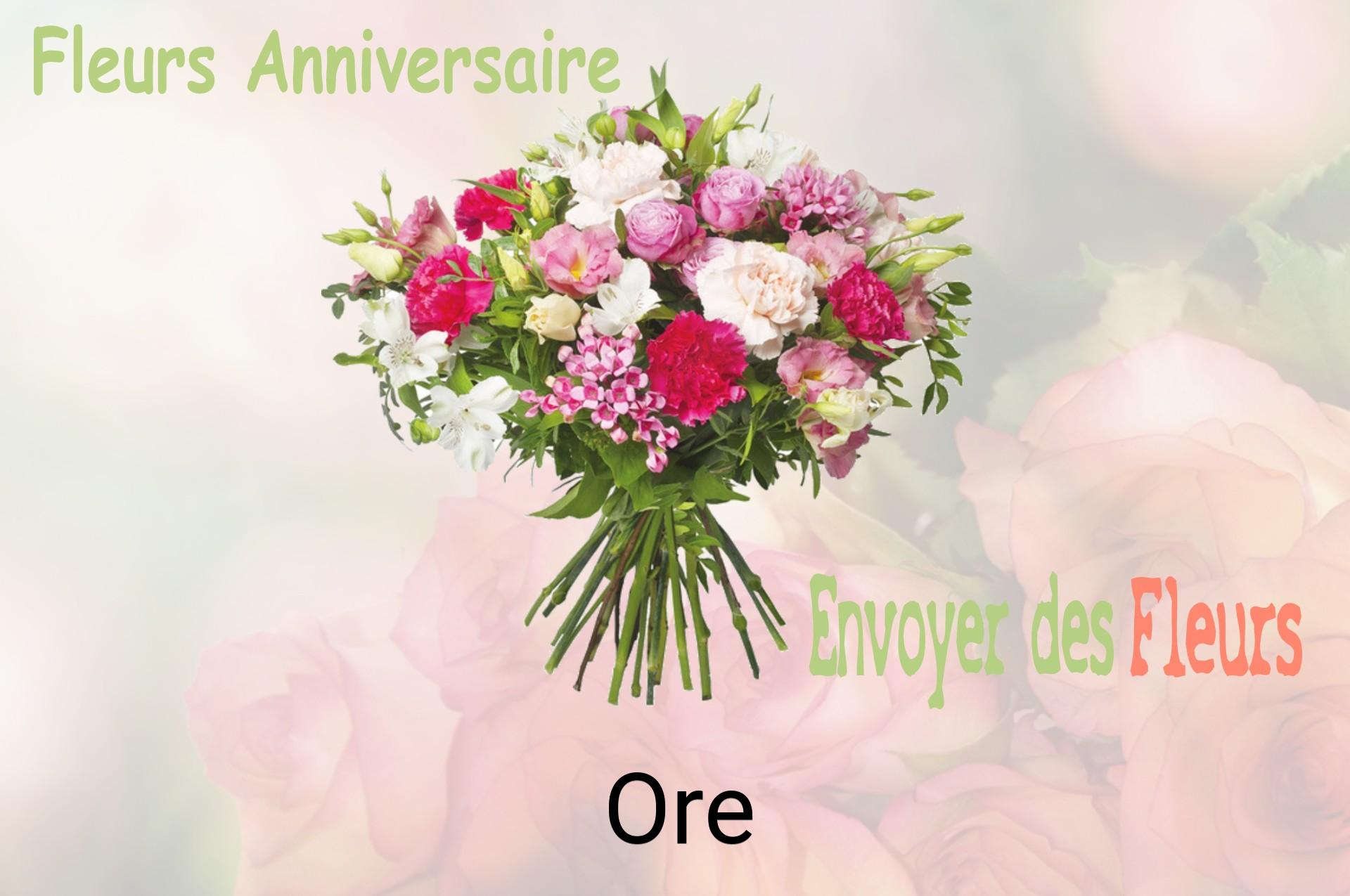 Bouquet de fleurs d’anniversaire livré à Ore